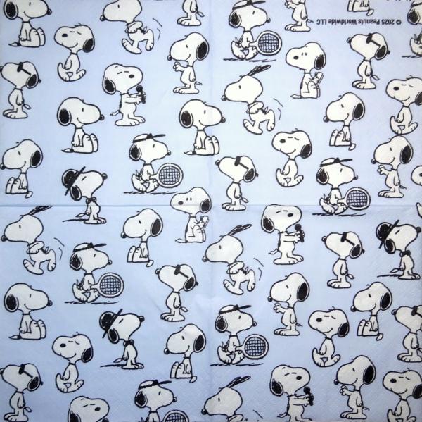 BF-079 Bekannte Figuren - 3-lagig (blau) - Braun - Peanuts - Snoopy